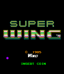 Super Wing Title Screen